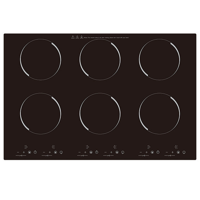 Commercial Kitchen Stove - Profesjonalna elektryczna płyta ceramiczna z sześcioma