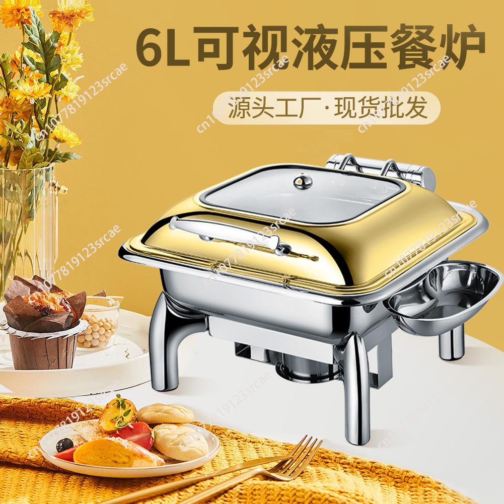 Commercial Kitchen Induction - Profesjonalny zestaw do bufetu ze stali