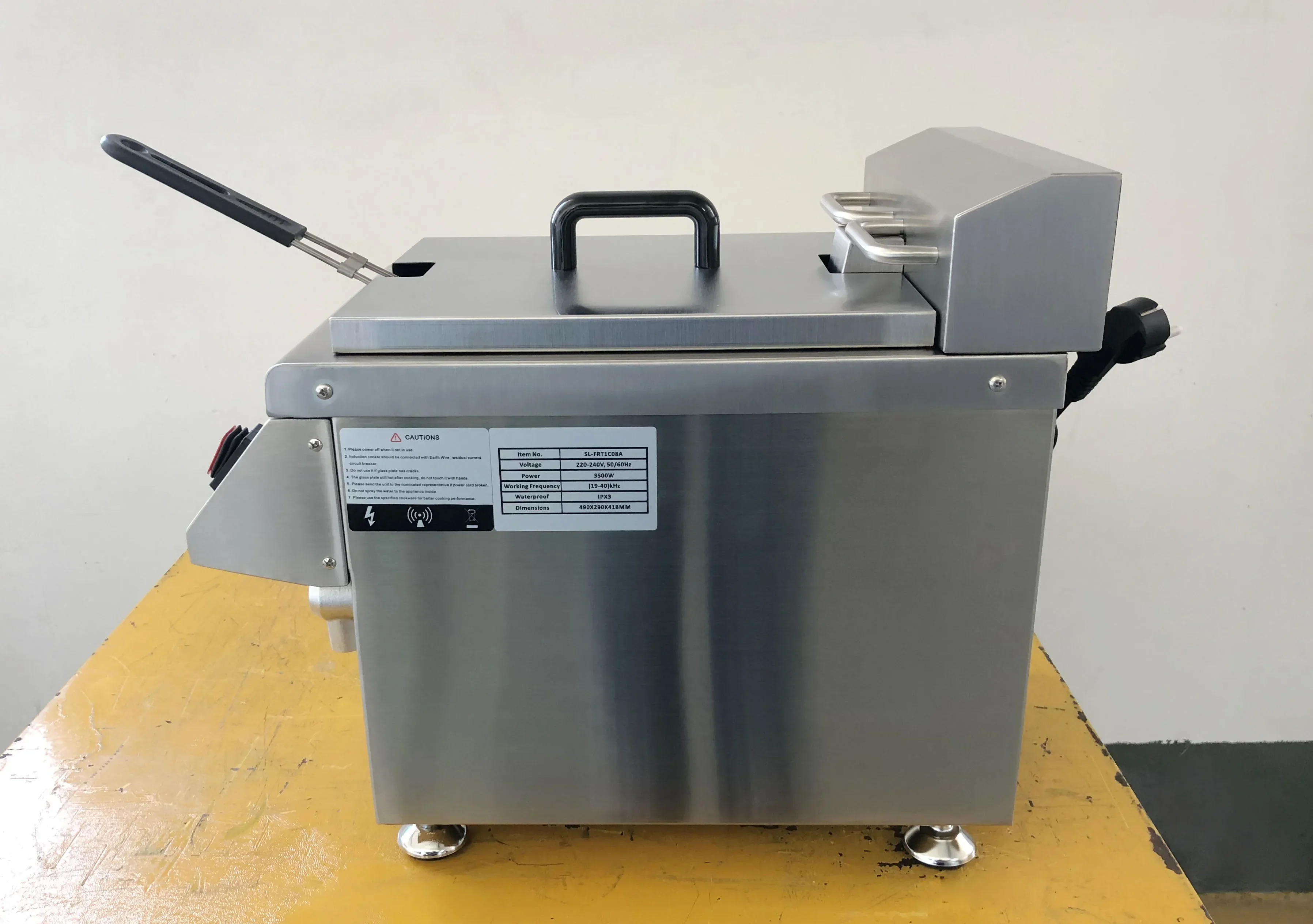 Commercial Kitchen Induction - Frytownica indukcyjna elektryczna 8L – Profesjonalna