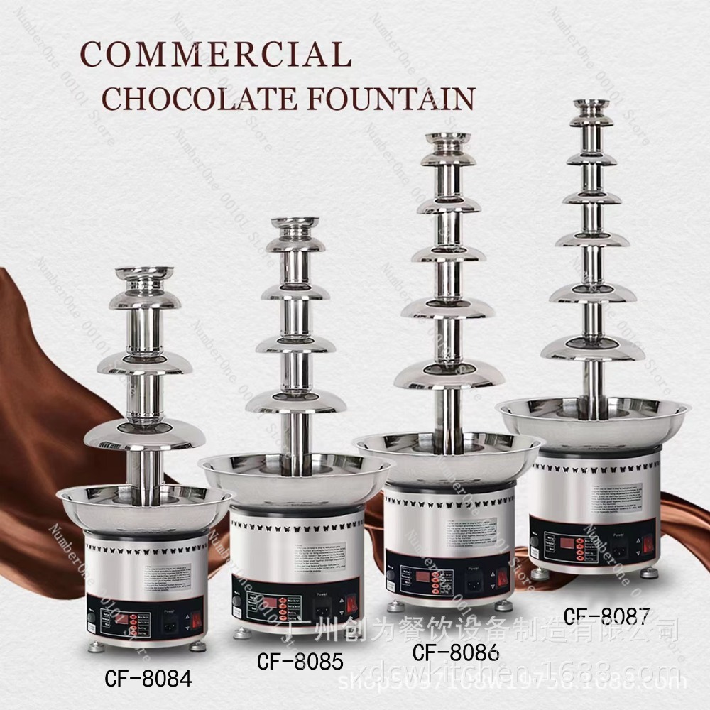 Chocolate Fountain Commercial - Maszyna do fontanny czekoladowej 4-7 warstwowa,