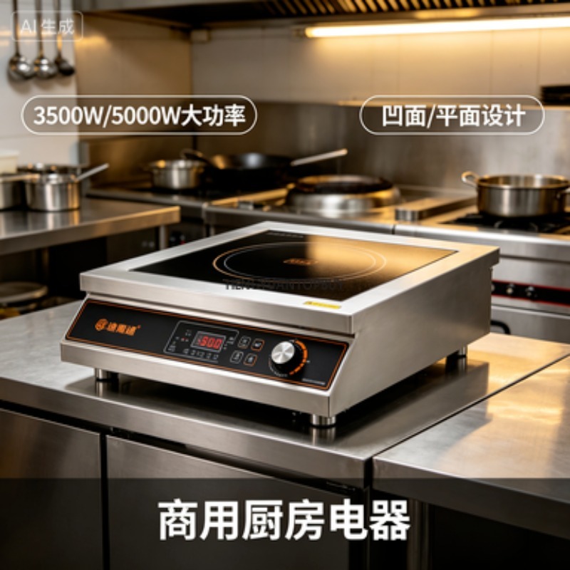 Commercial Kitchen Induction - Komercyjna kuchenka indukcyjna 3500W/5000W o dużej