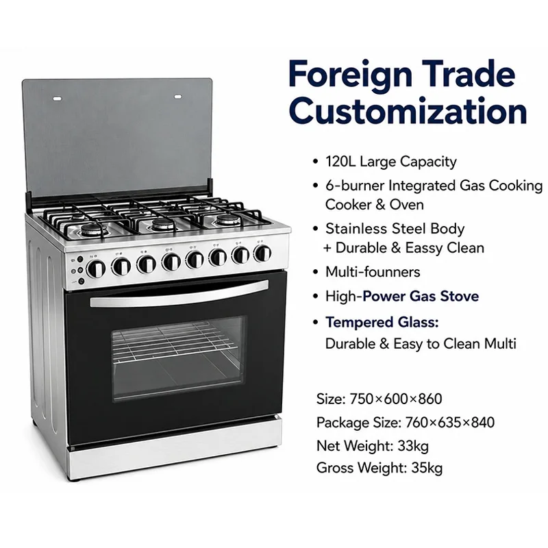 Komercyjna kuchenka gazowa z 6 – Commercial Kitchen Stove recenzja i cena