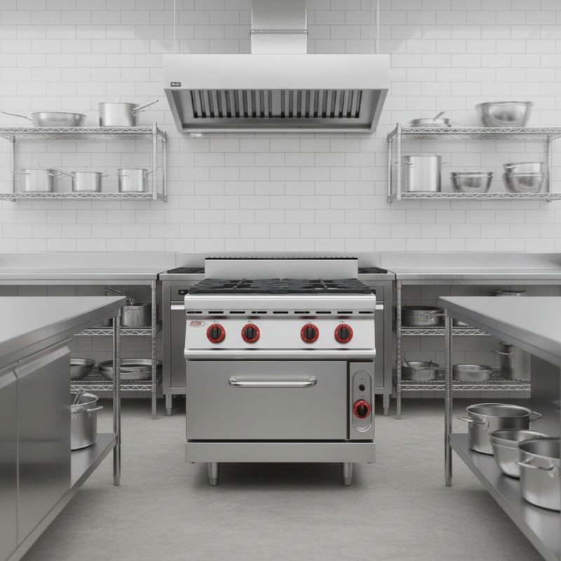 Profesjonalna kuchenka gazowa  – Range Commercial Kitchen recenzja i cena