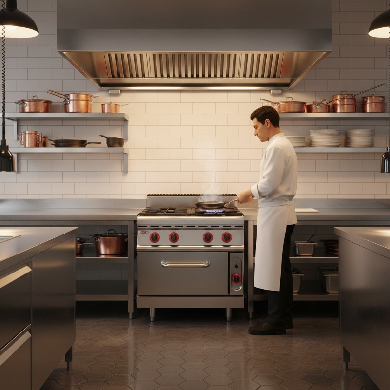 Profesjonalna kuchenka gazowa  – Range Commercial Kitchen recenzja i cena