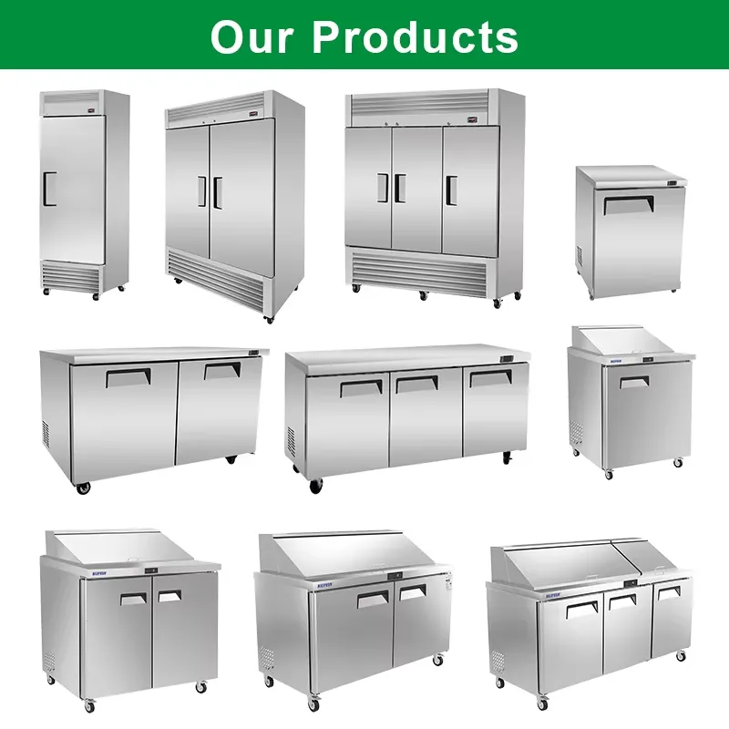Komercyjna lodówka ze stali ni – Commercial Kitchen Worktops recenzja i cena