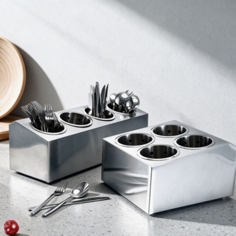 Koszyk na sztućce ze stali nie – Commercial Kitchen Knife Storage recenzja i cena