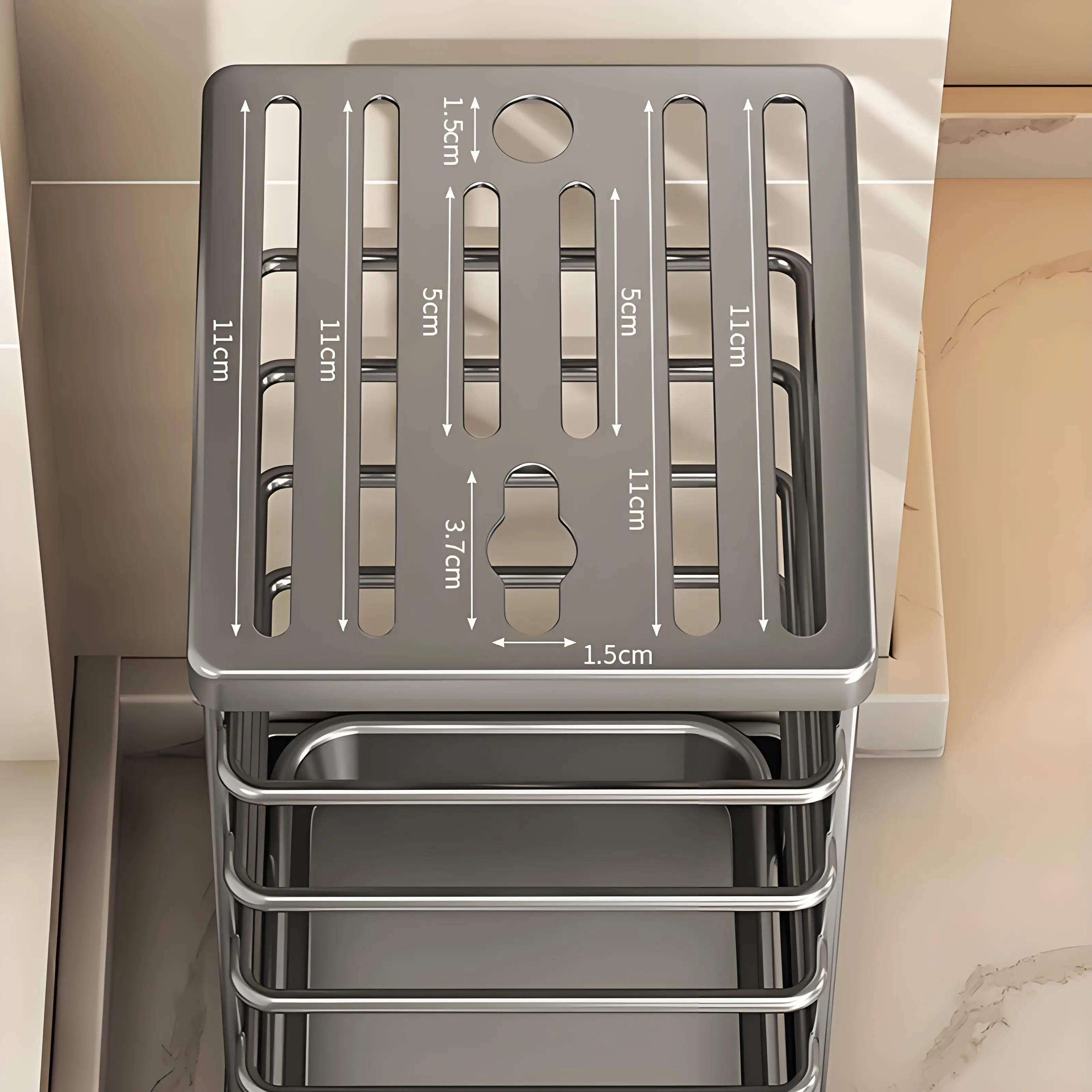 Stojak na noże ze stali nierdz – Commercial Kitchen Knife Holder recenzja i cena
