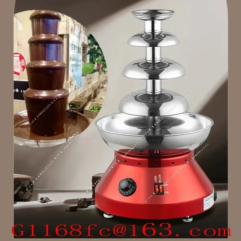Pięciopoziomowa fontanna czeko – Chocolate Fountain Commercial recenzja i cena