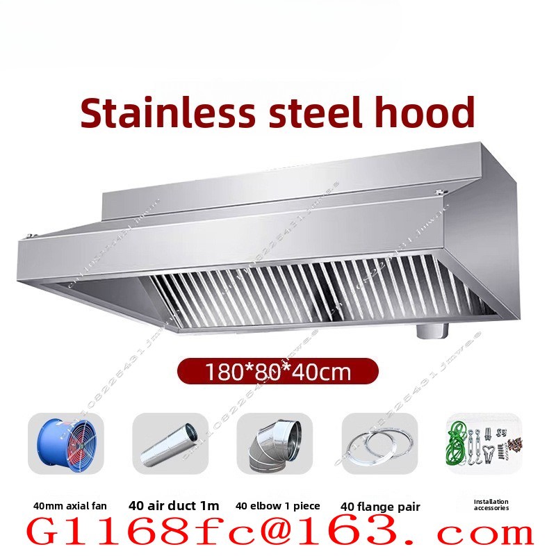 Okap ze stali nierdzewnej do k – Commercial Kitchen Exhaust Hood recenzja i cena