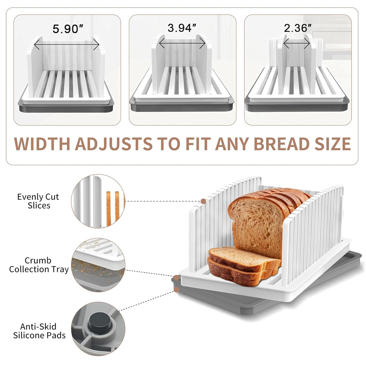 Regulowana, ręczna krajalnica  – Commercial Bread Slicer recenzja i cena